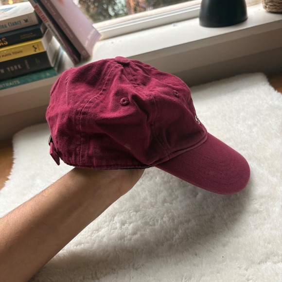 Covering Author Studio Burgundy Dad Hat Baseball Cap Adjustable Strap - Picture 3 of 6